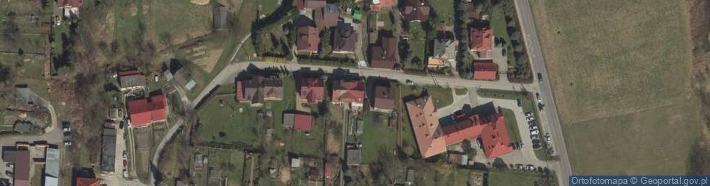 Zdjęcie satelitarne Kmitów ul.