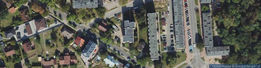 Zdjęcie satelitarne Kolejowa ul.