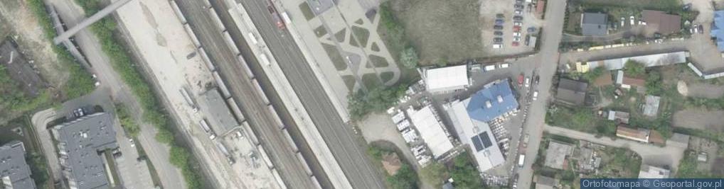 Zdjęcie satelitarne Kolejowa ul.