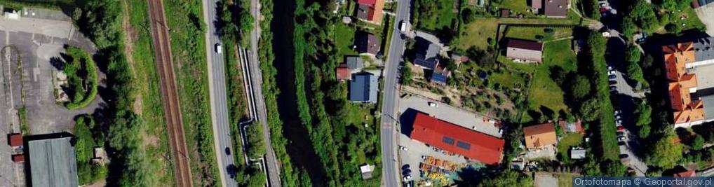 Zdjęcie satelitarne Komorowicka ul.