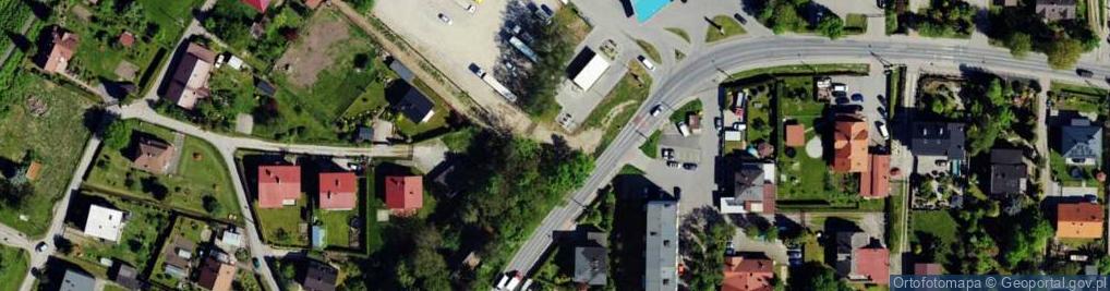 Zdjęcie satelitarne Komorowicka ul.