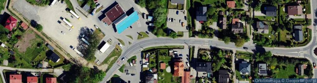 Zdjęcie satelitarne Komorowicka ul.