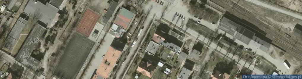 Zdjęcie satelitarne Kolejowa ul.