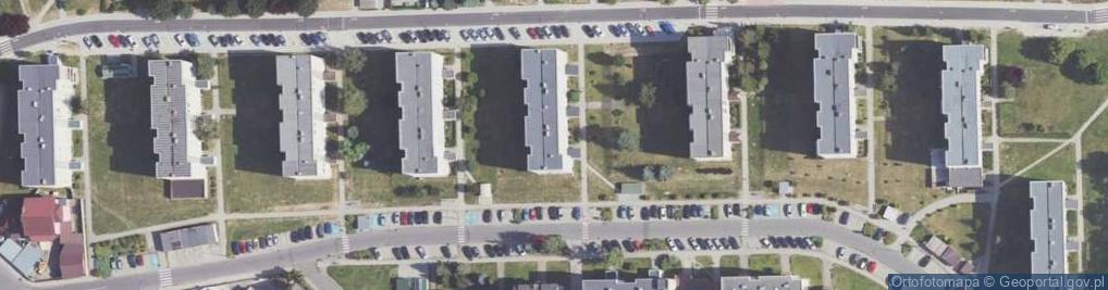 Zdjęcie satelitarne Kossaka Wojciecha ul.