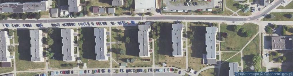 Zdjęcie satelitarne Kossaka Wojciecha ul.