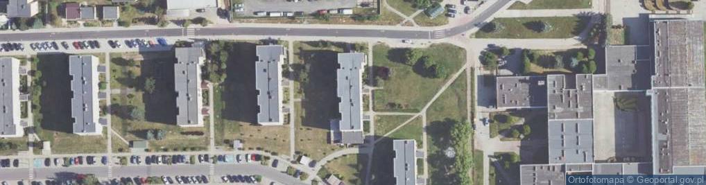 Zdjęcie satelitarne Kossaka Wojciecha ul.