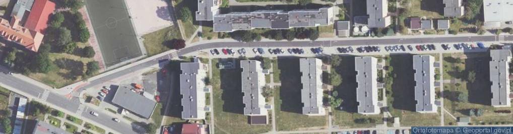Zdjęcie satelitarne Kossaka Wojciecha ul.