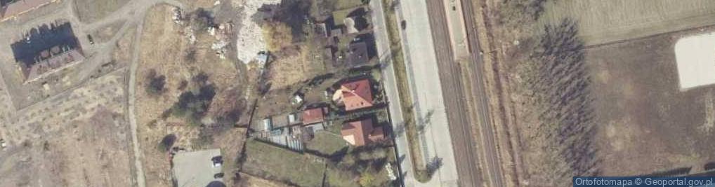 Zdjęcie satelitarne Kolejowa ul.