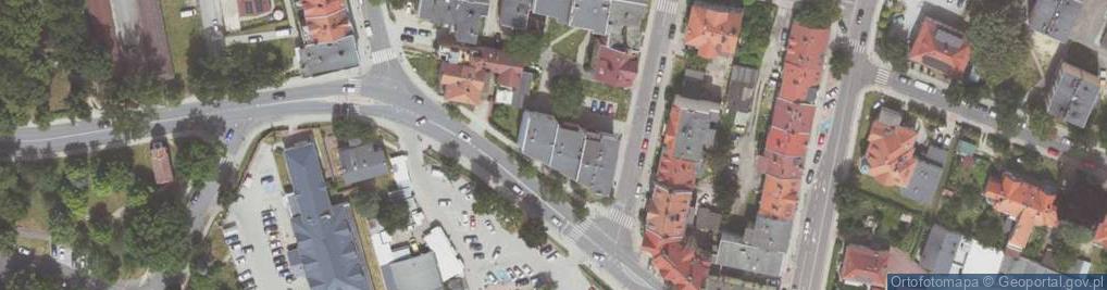 Zdjęcie satelitarne Komuny Paryskiej ul.