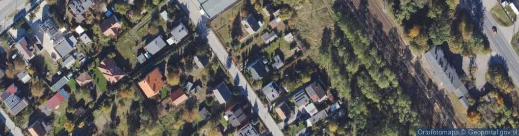 Zdjęcie satelitarne Kolejowa ul.