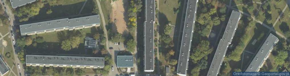 Zdjęcie satelitarne Komuny Paryskiej ul.