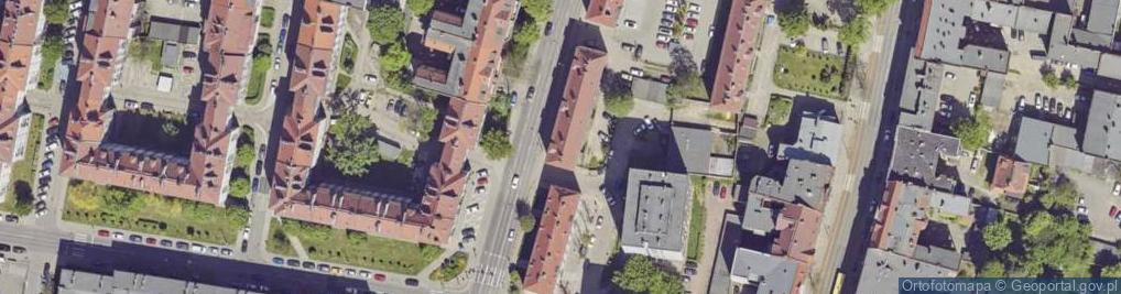 Zdjęcie satelitarne Kolejowa ul.