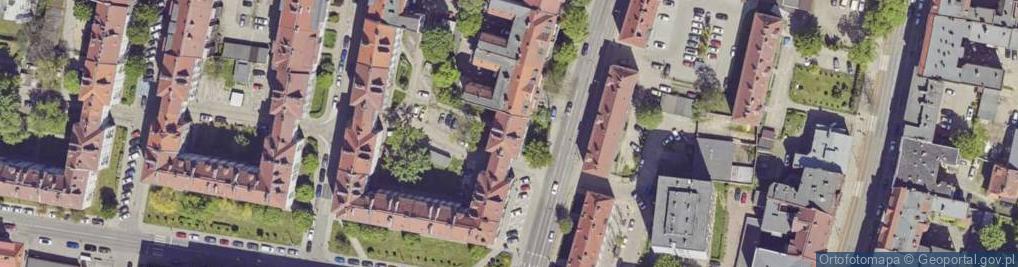 Zdjęcie satelitarne Kolejowa ul.