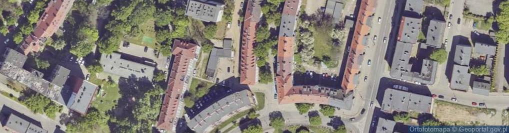 Zdjęcie satelitarne Kossaka Juliusza ul.