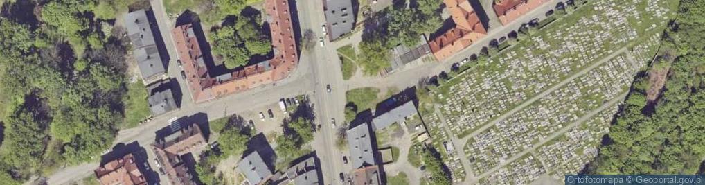 Zdjęcie satelitarne Konstytucji ul.