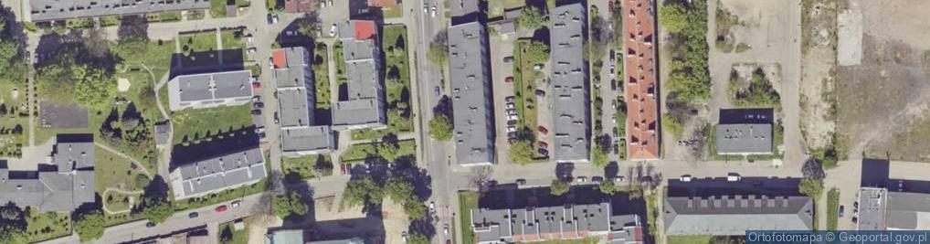 Zdjęcie satelitarne Konstytucji ul.