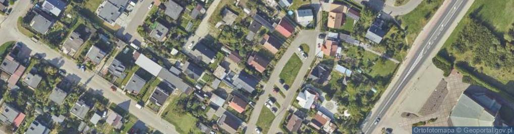 Zdjęcie satelitarne Kolonia Jeziorki ul.