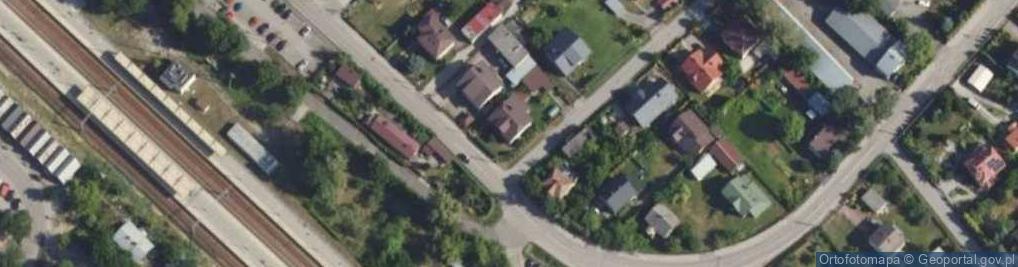Zdjęcie satelitarne Kolejowa ul.