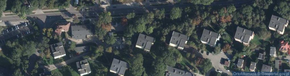 Zdjęcie satelitarne Kolejowa ul.