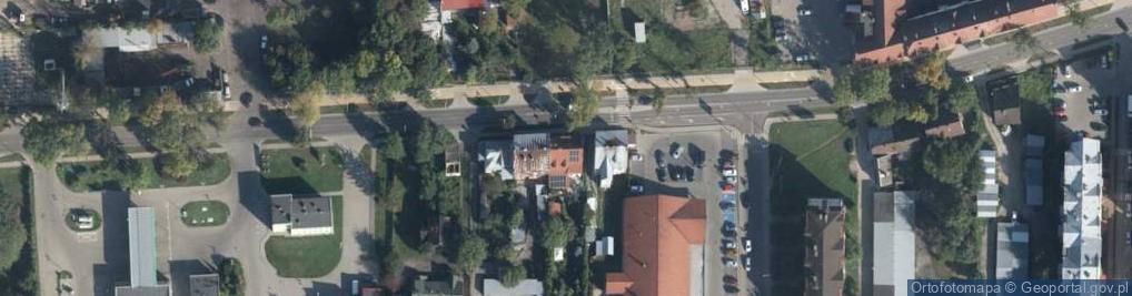 Zdjęcie satelitarne Kolejowa ul.
