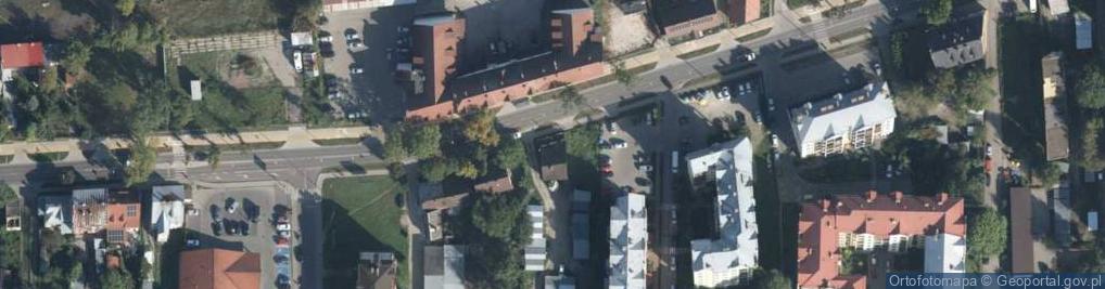 Zdjęcie satelitarne Kolejowa ul.