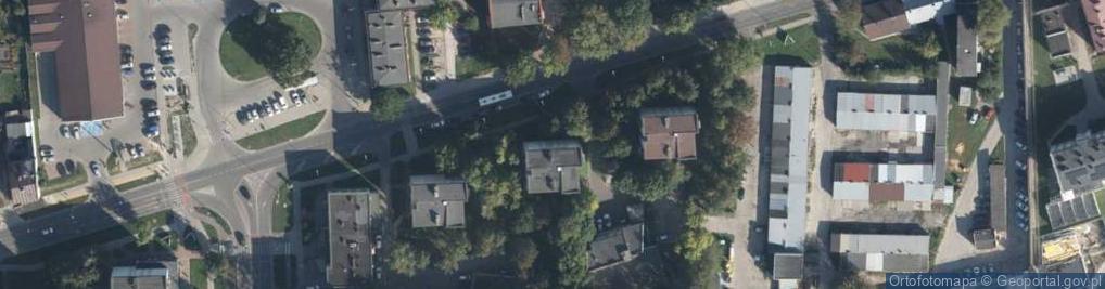 Zdjęcie satelitarne Kolejowa ul.