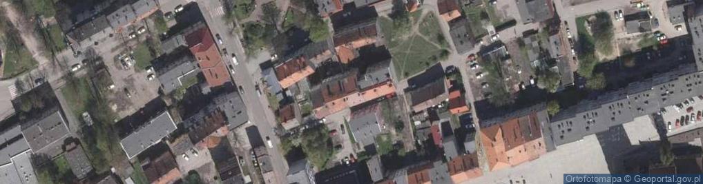 Zdjęcie satelitarne Komuny Paryskiej ul.