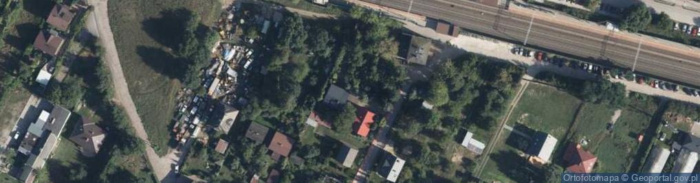 Zdjęcie satelitarne Kolejowa ul.