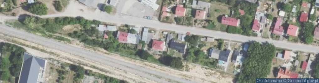 Zdjęcie satelitarne Kolejowa ul.