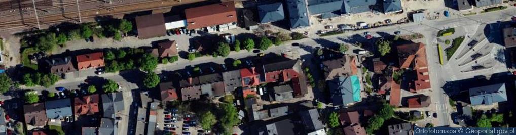 Zdjęcie satelitarne Kolejowa ul.