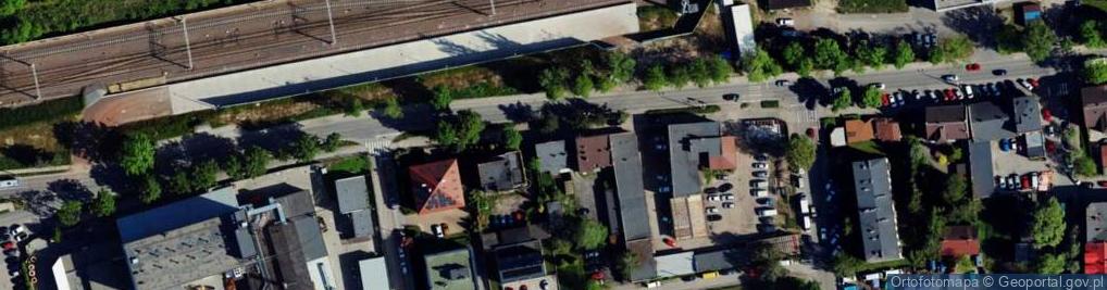 Zdjęcie satelitarne Kolejowa ul.