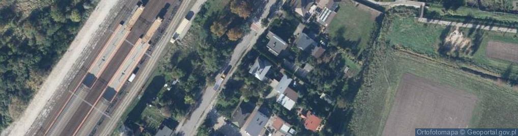 Zdjęcie satelitarne Kolejowa ul.