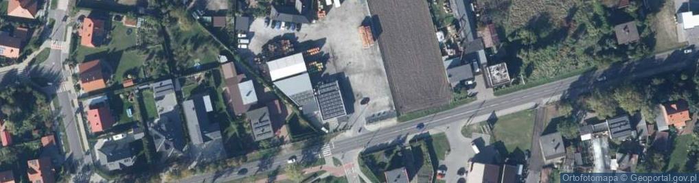 Zdjęcie satelitarne Kościańskie Przedmieście ul.