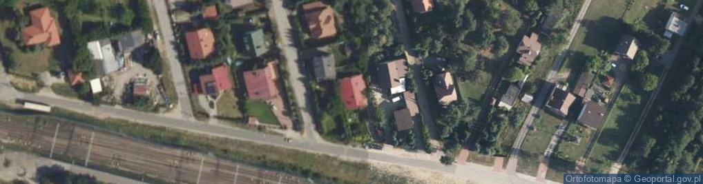 Zdjęcie satelitarne Kolejowa ul.
