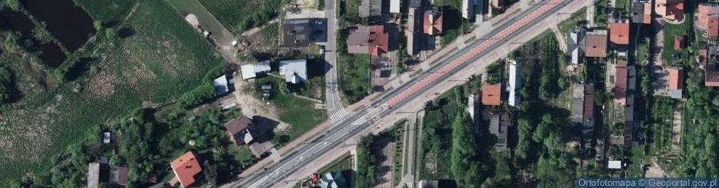Zdjęcie satelitarne Kocka ul.
