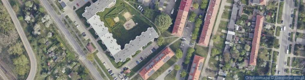 Zdjęcie satelitarne Kolejowa ul.