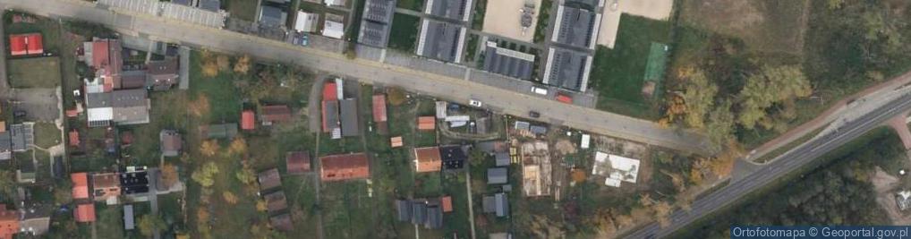 Zdjęcie satelitarne Komandorska ul.