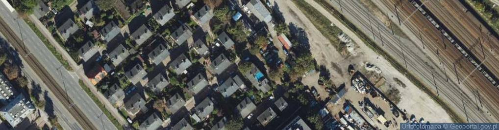 Zdjęcie satelitarne Kolejarzy ul.