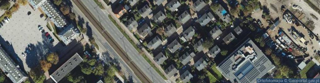 Zdjęcie satelitarne Kolejarzy ul.