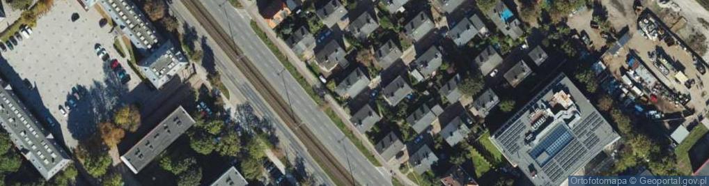 Zdjęcie satelitarne Kolejarzy ul.