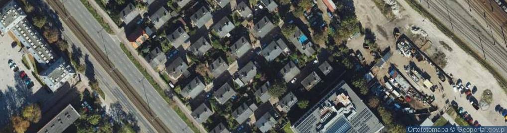 Zdjęcie satelitarne Kolejarzy ul.