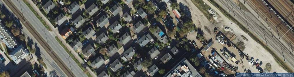 Zdjęcie satelitarne Kolejarzy ul.