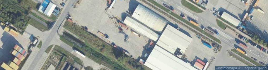 Zdjęcie satelitarne Kontenerowa ul.