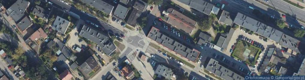 Zdjęcie satelitarne Komandorska ul.