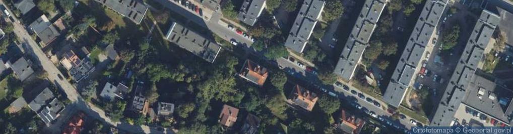 Zdjęcie satelitarne Komandorska ul.