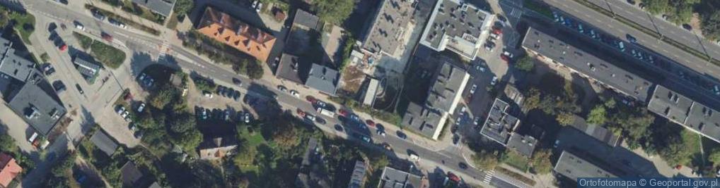 Zdjęcie satelitarne Komandorska ul.