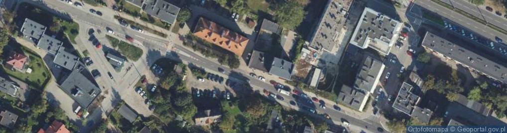 Zdjęcie satelitarne Komandorska ul.