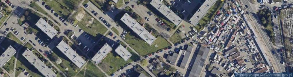 Zdjęcie satelitarne Kolejarzy ul.