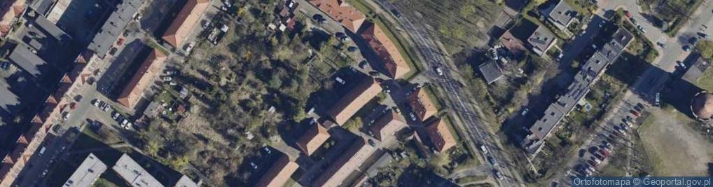 Zdjęcie satelitarne Kolejarzy ul.