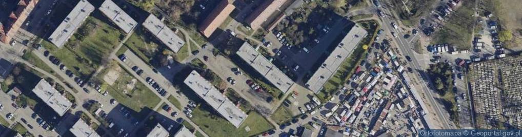 Zdjęcie satelitarne Kolejarzy ul.